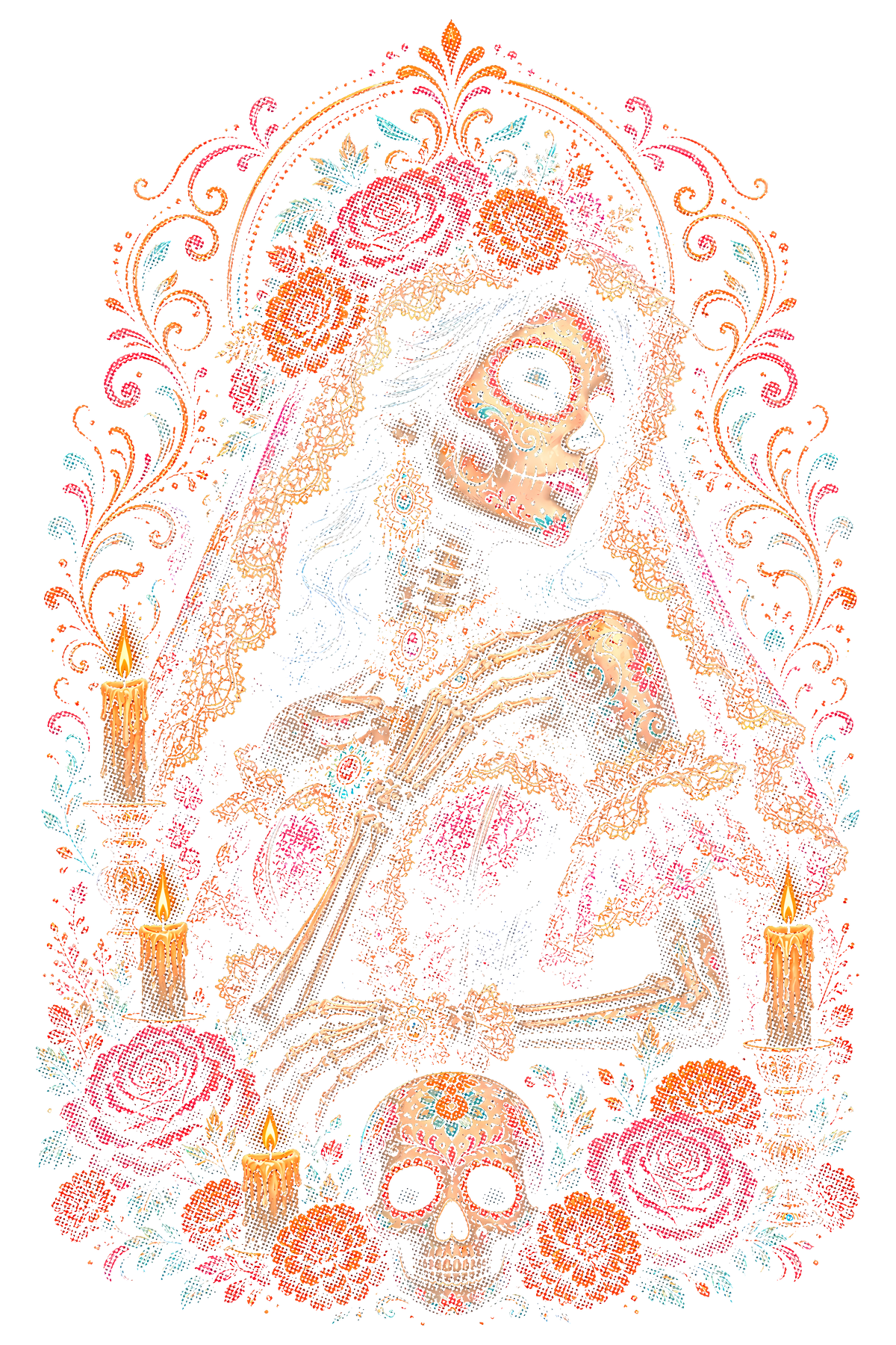 Day Of The Dead 048 shown on a black background