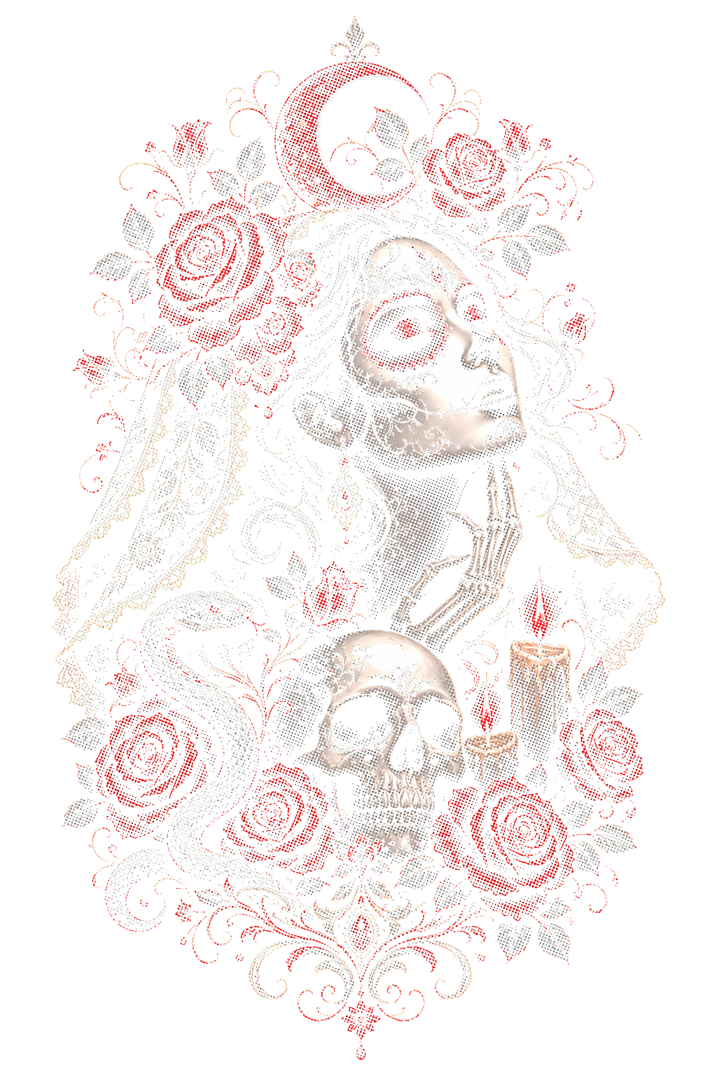 Day Of The Dead 049 shown on a black background