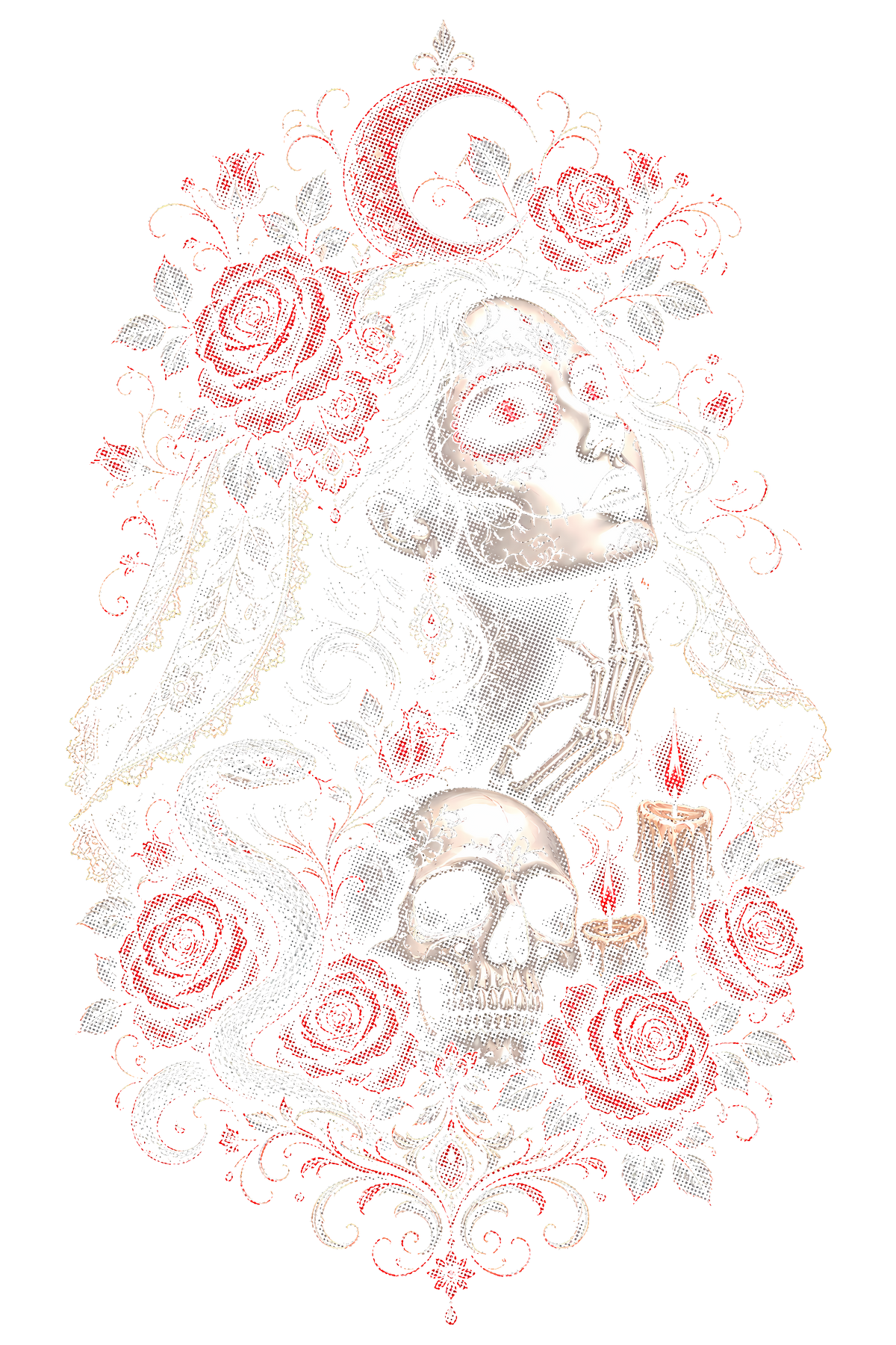 Day Of The Dead 049 shown on a black background
