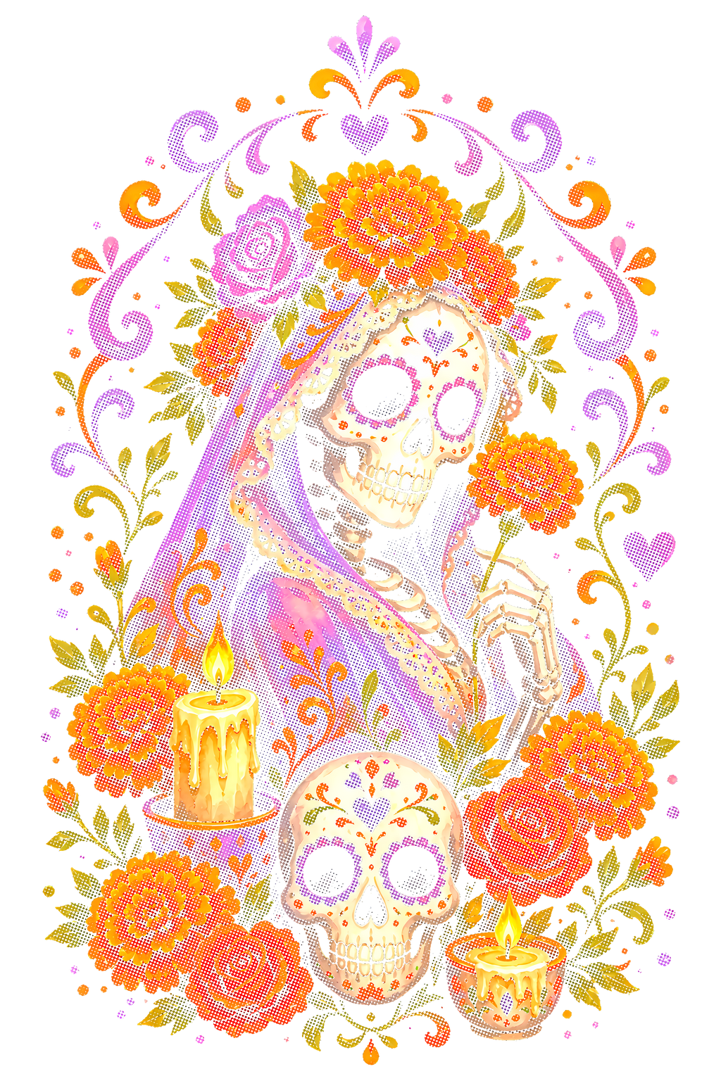 Day Of The Dead 051 shown on a black background