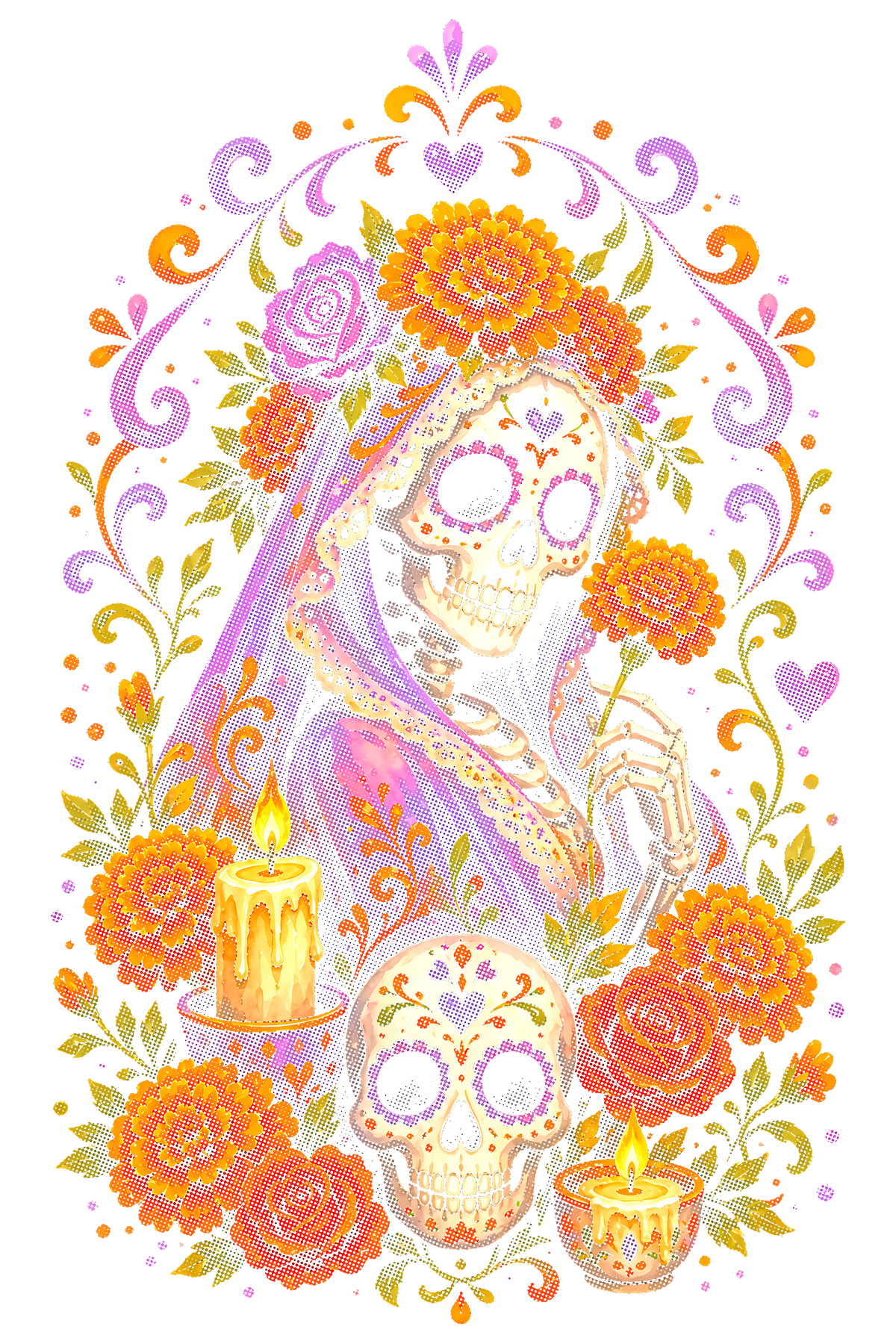 Day Of The Dead 051 shown on a black background
