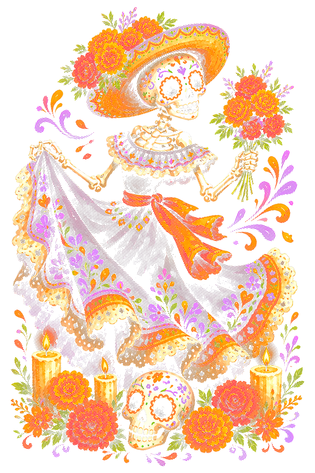 Day Of The Dead 053 shown on a black background
