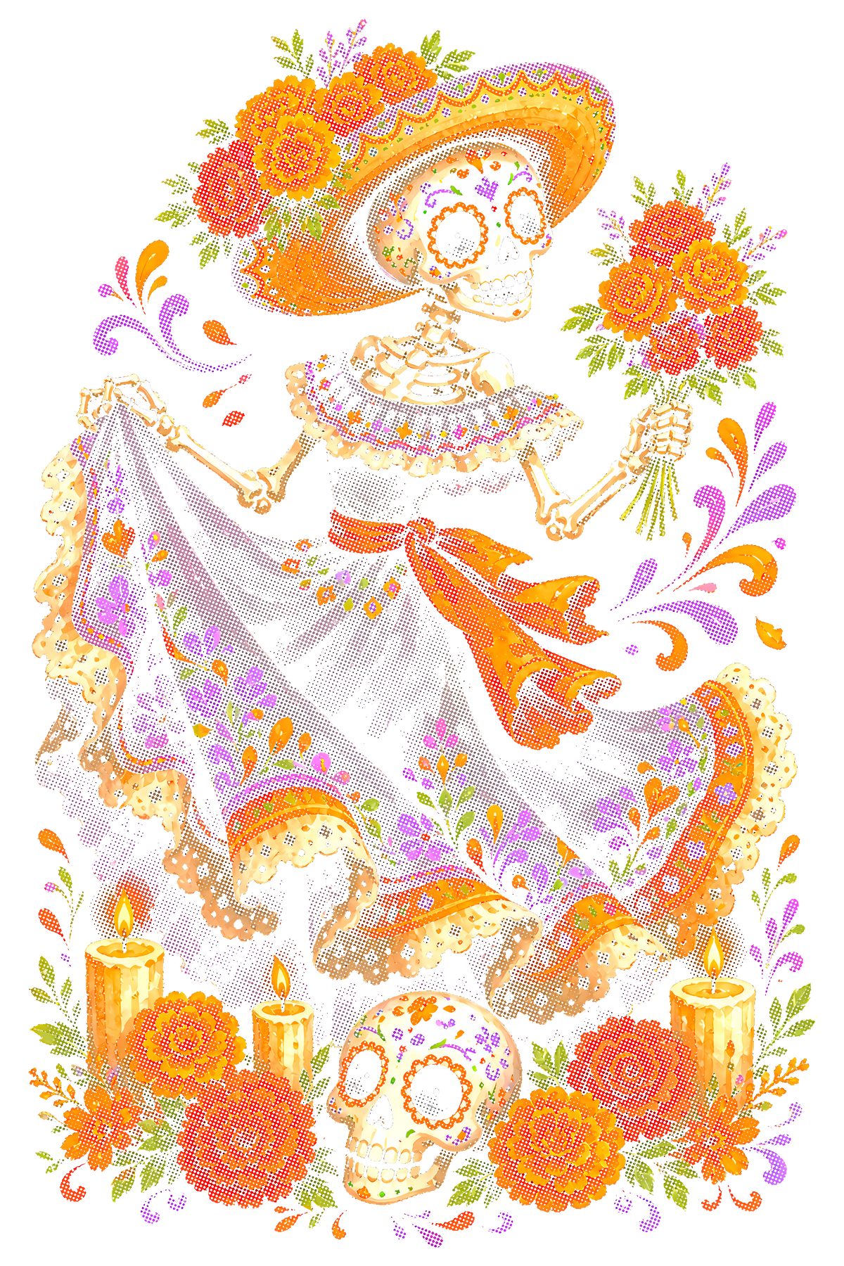 Day Of The Dead 053 shown on a black background