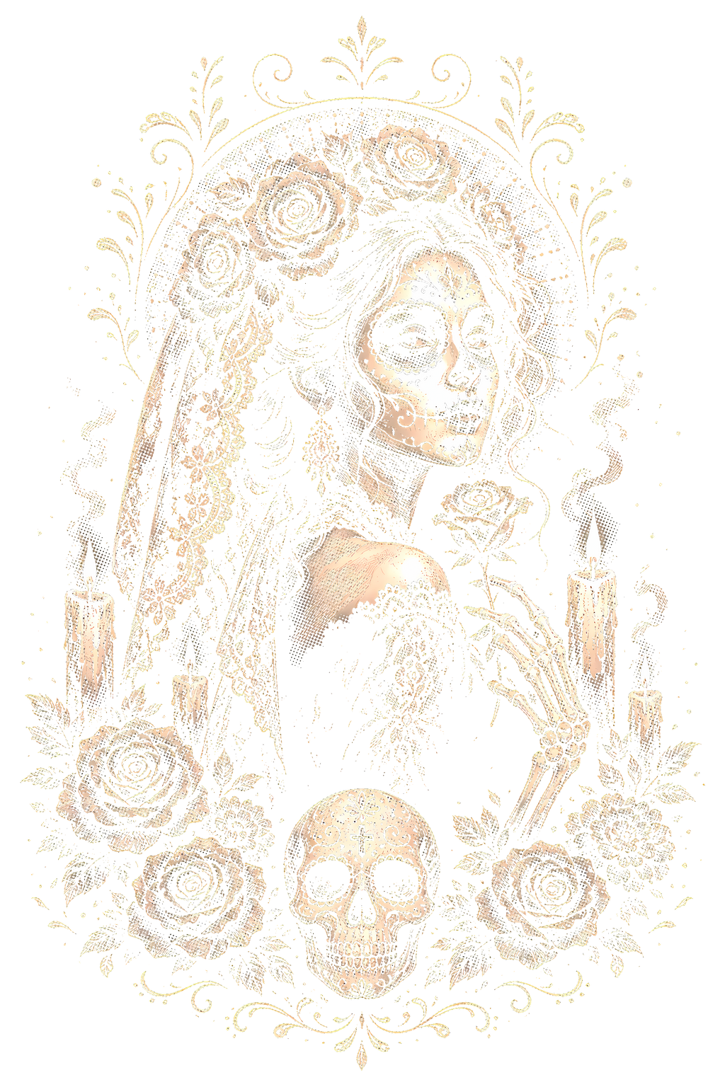 Day Of The Dead 054 shown on a black background