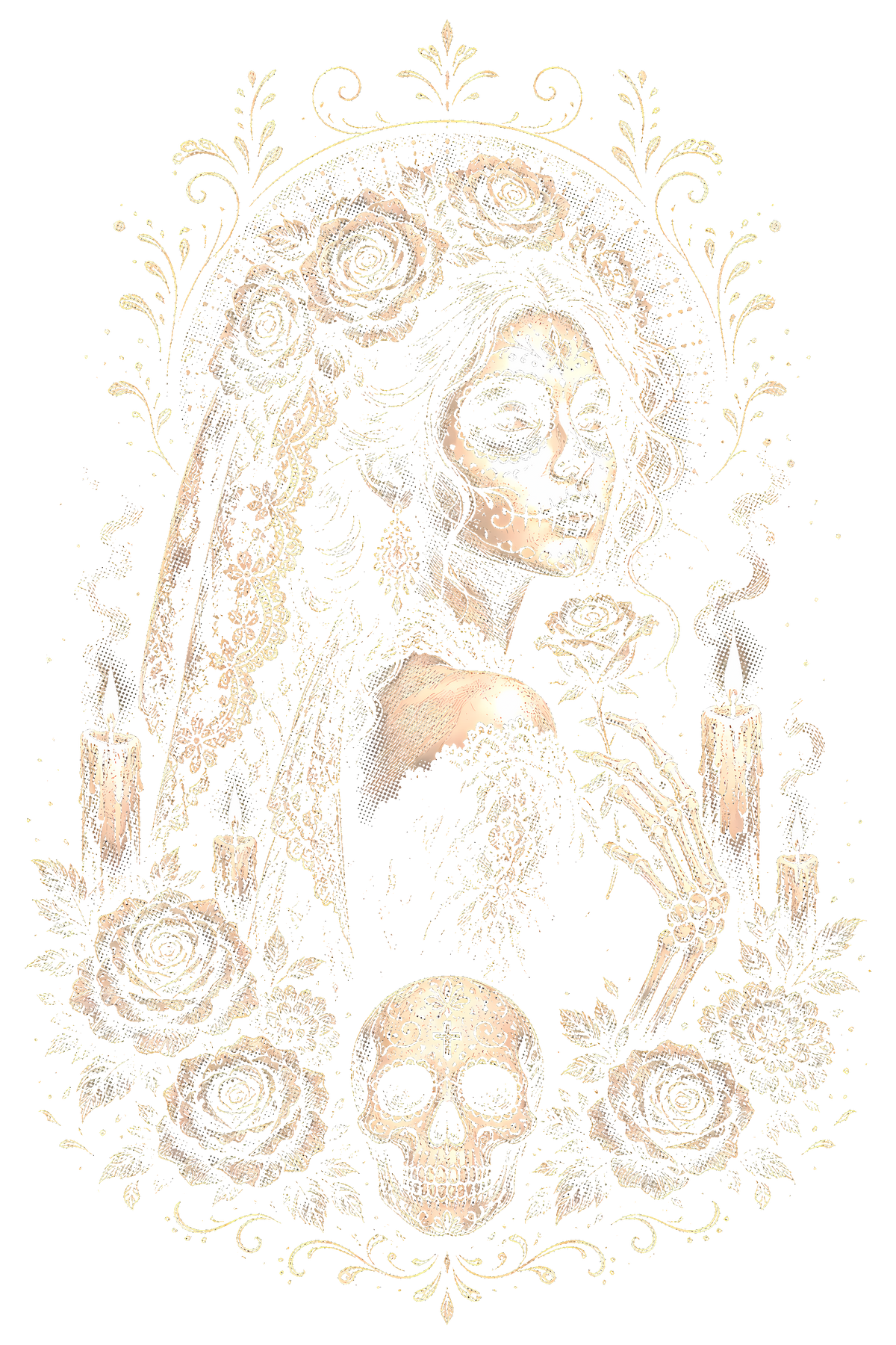 Day Of The Dead 054 shown on a black background
