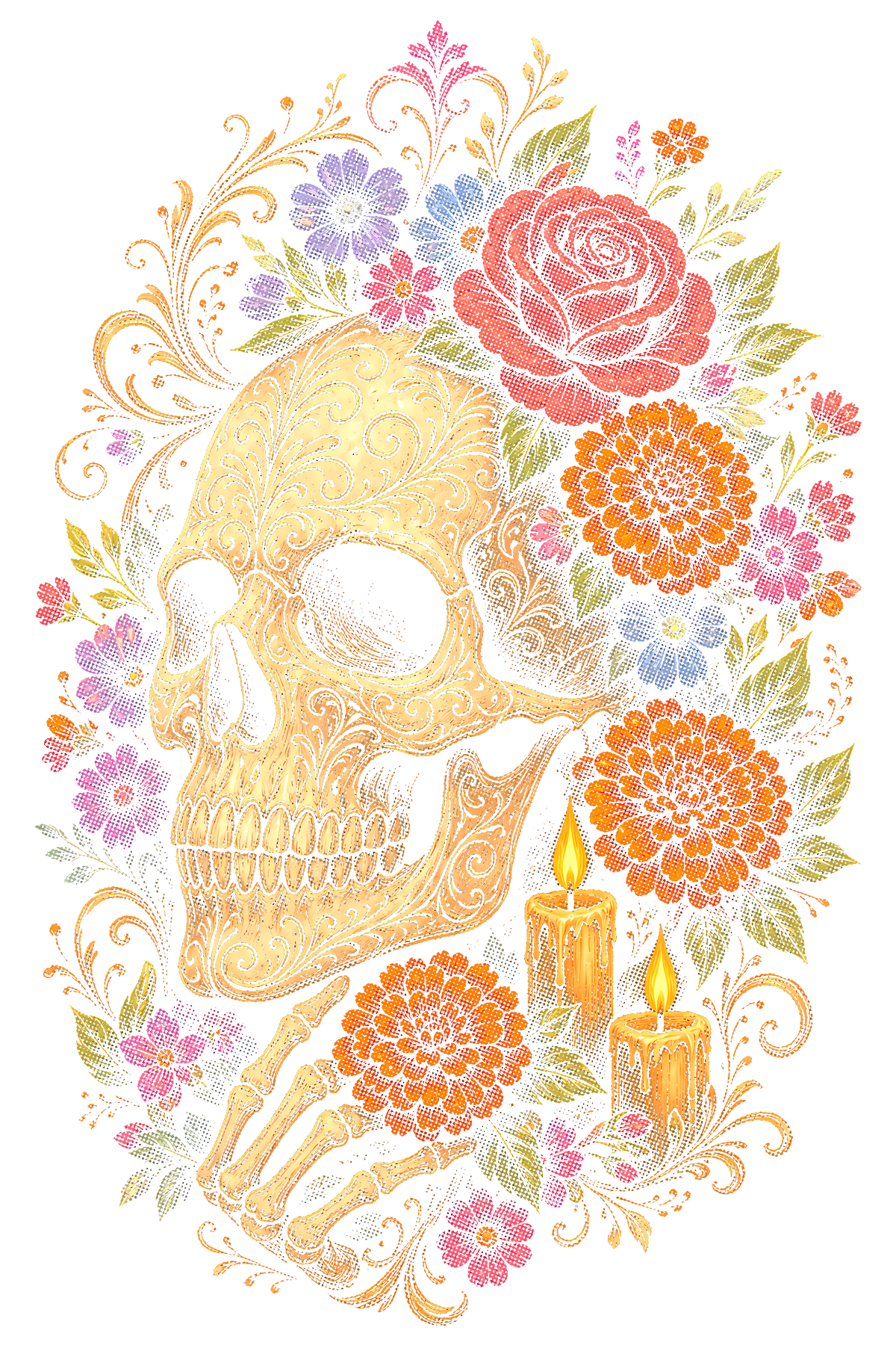 Day Of The Dead 060 shown on a black background