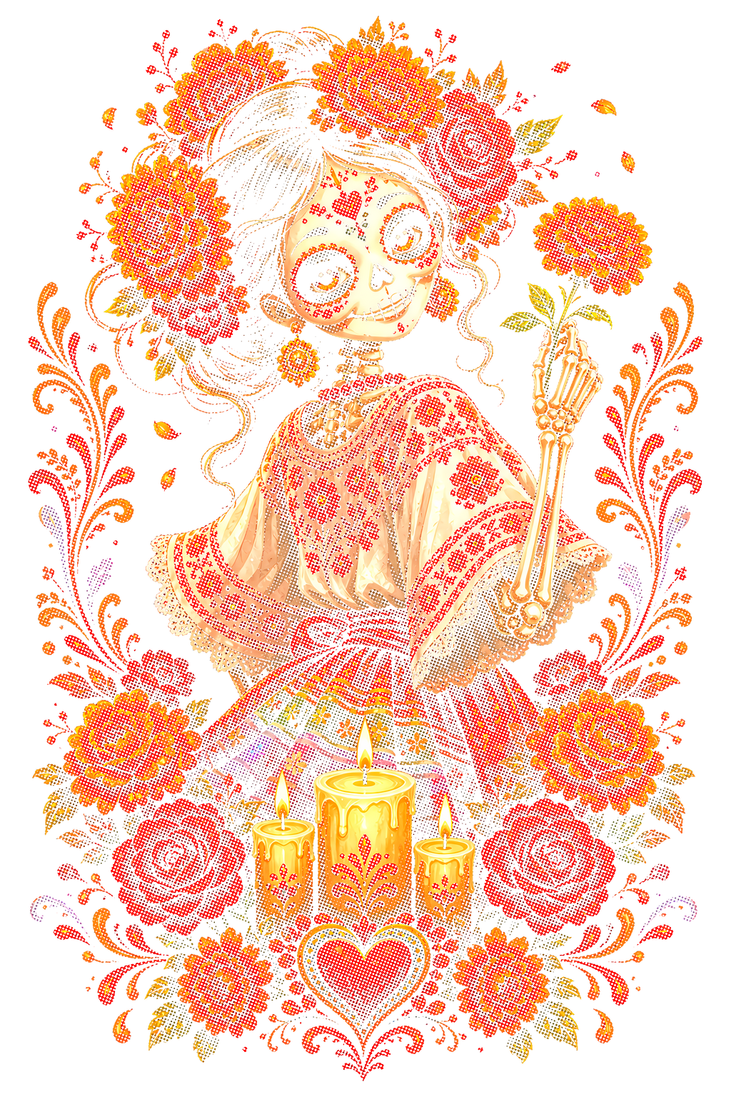 Day Of The Dead 063 shown on a black background