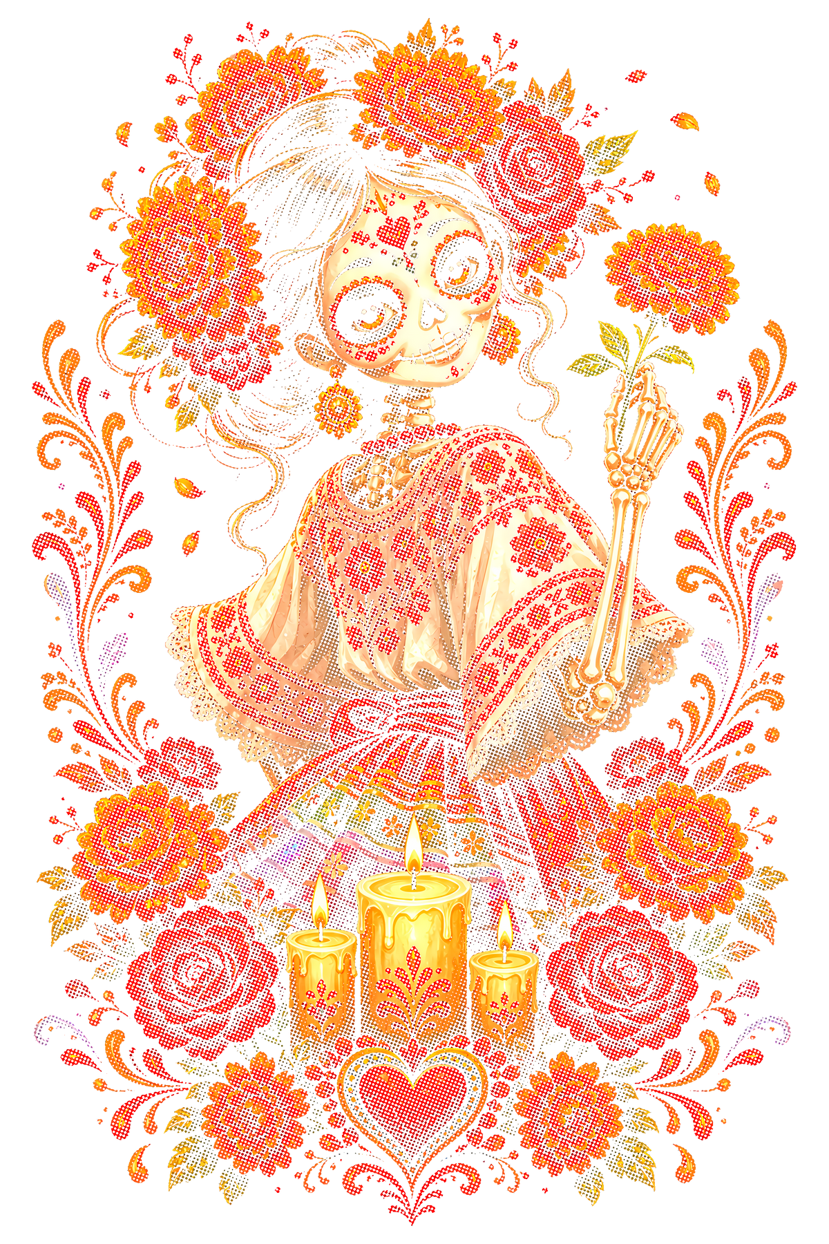 Day Of The Dead 063 shown on a black background