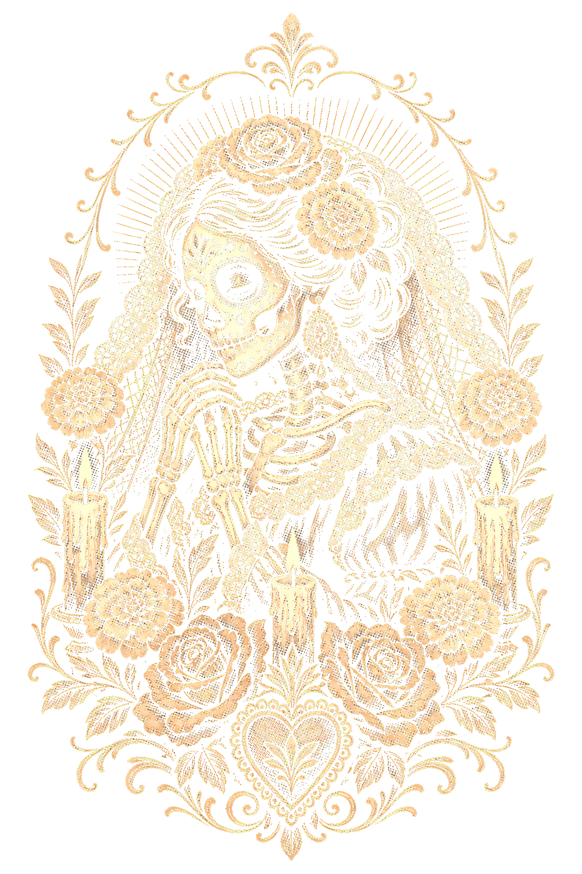 Day Of The Dead 066 shown on a black background