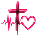 Cross, Heartbeat (pink)
