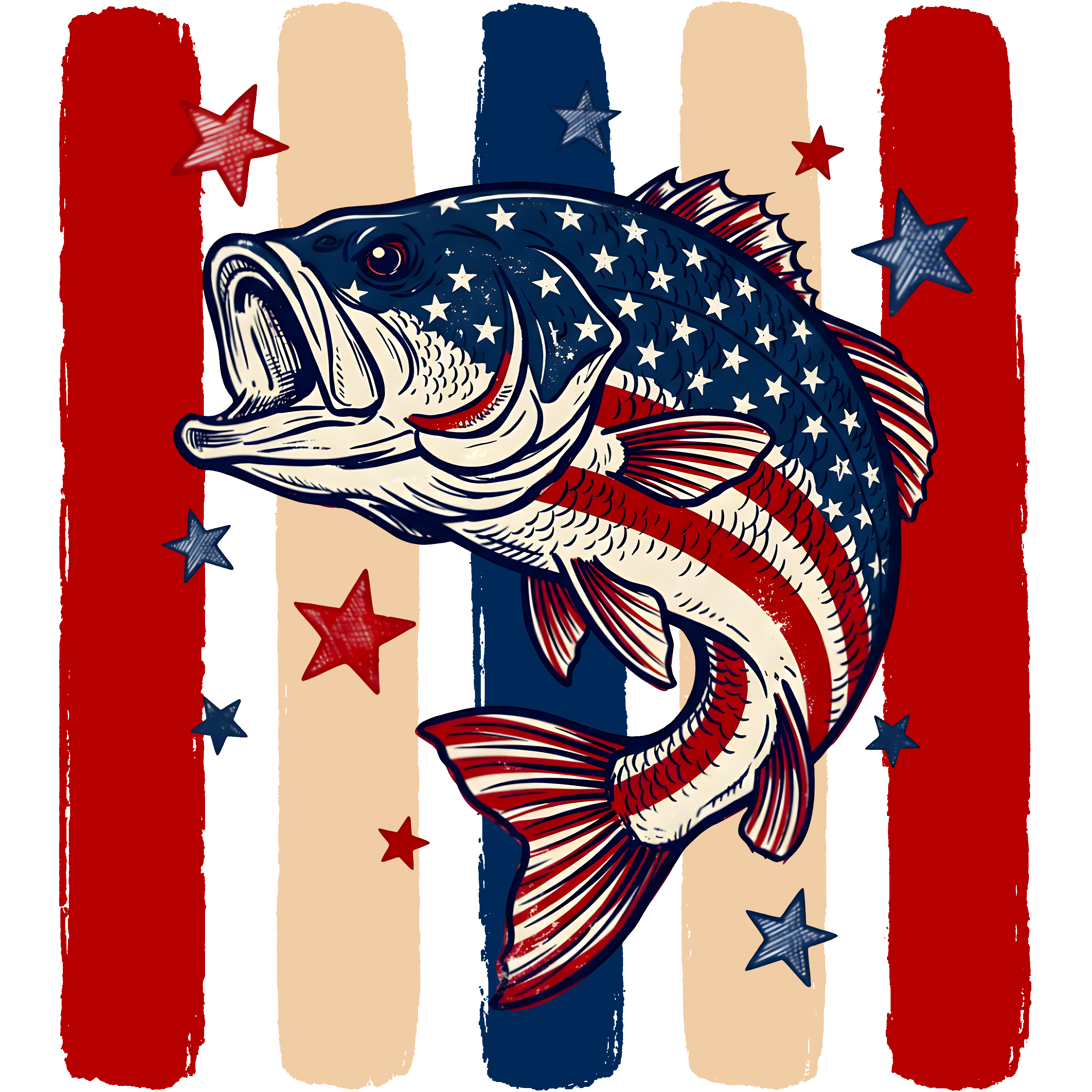 Bass (red, white, blue)