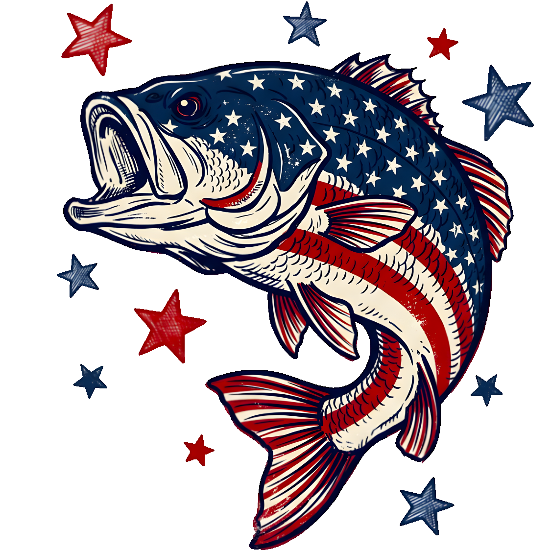 Bass2 (red, white, blue)