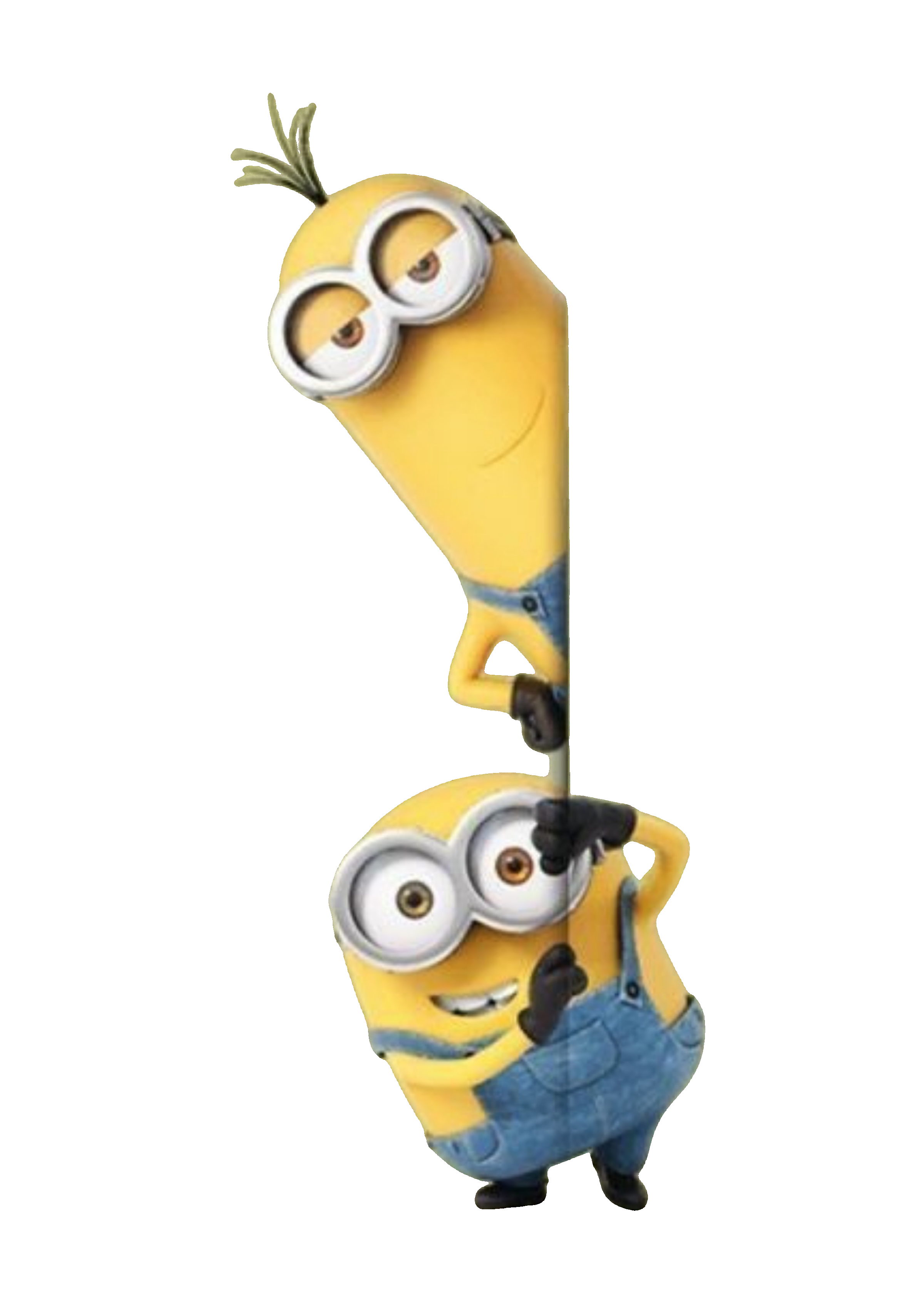 Minions peeking