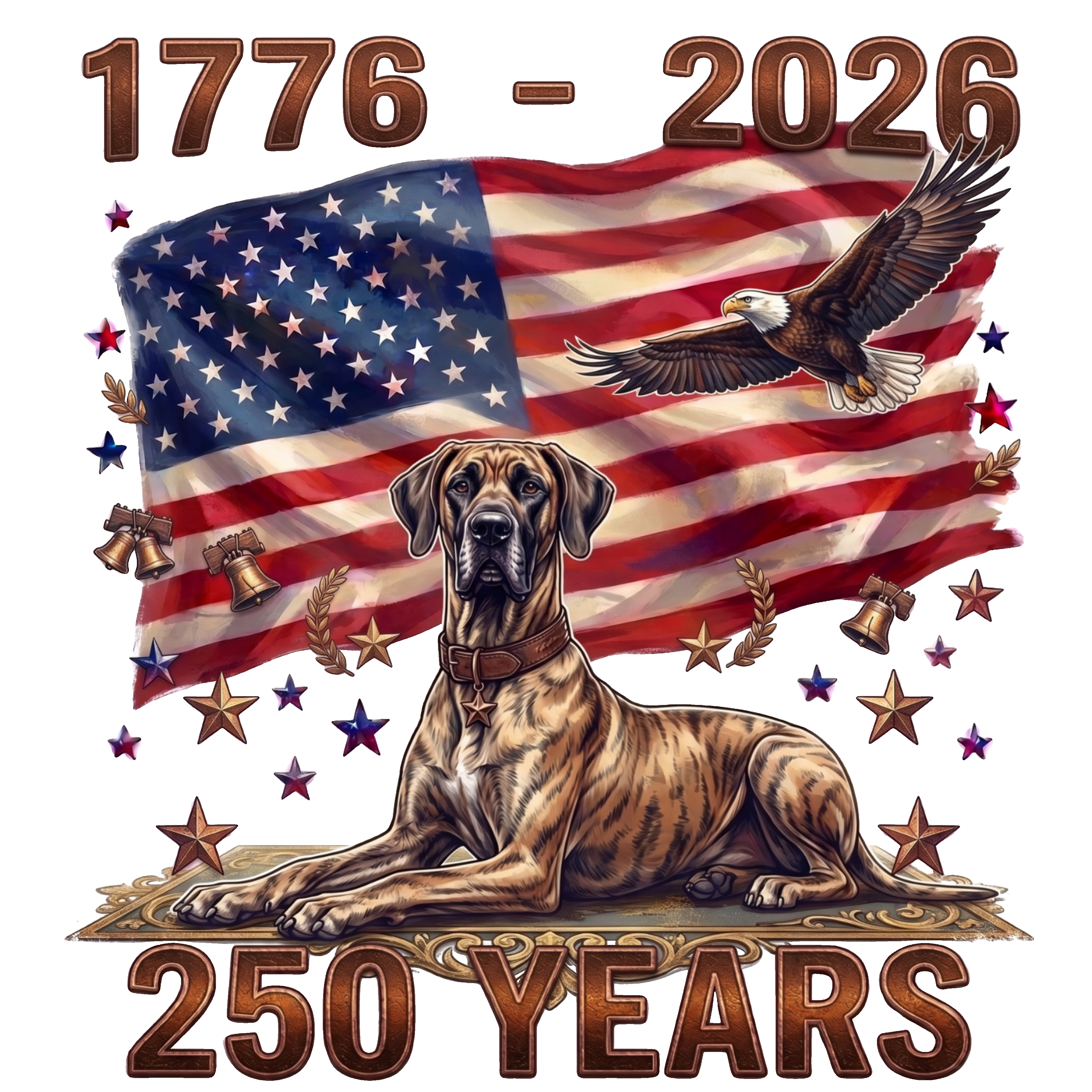 Great Dane & Eagle (250)