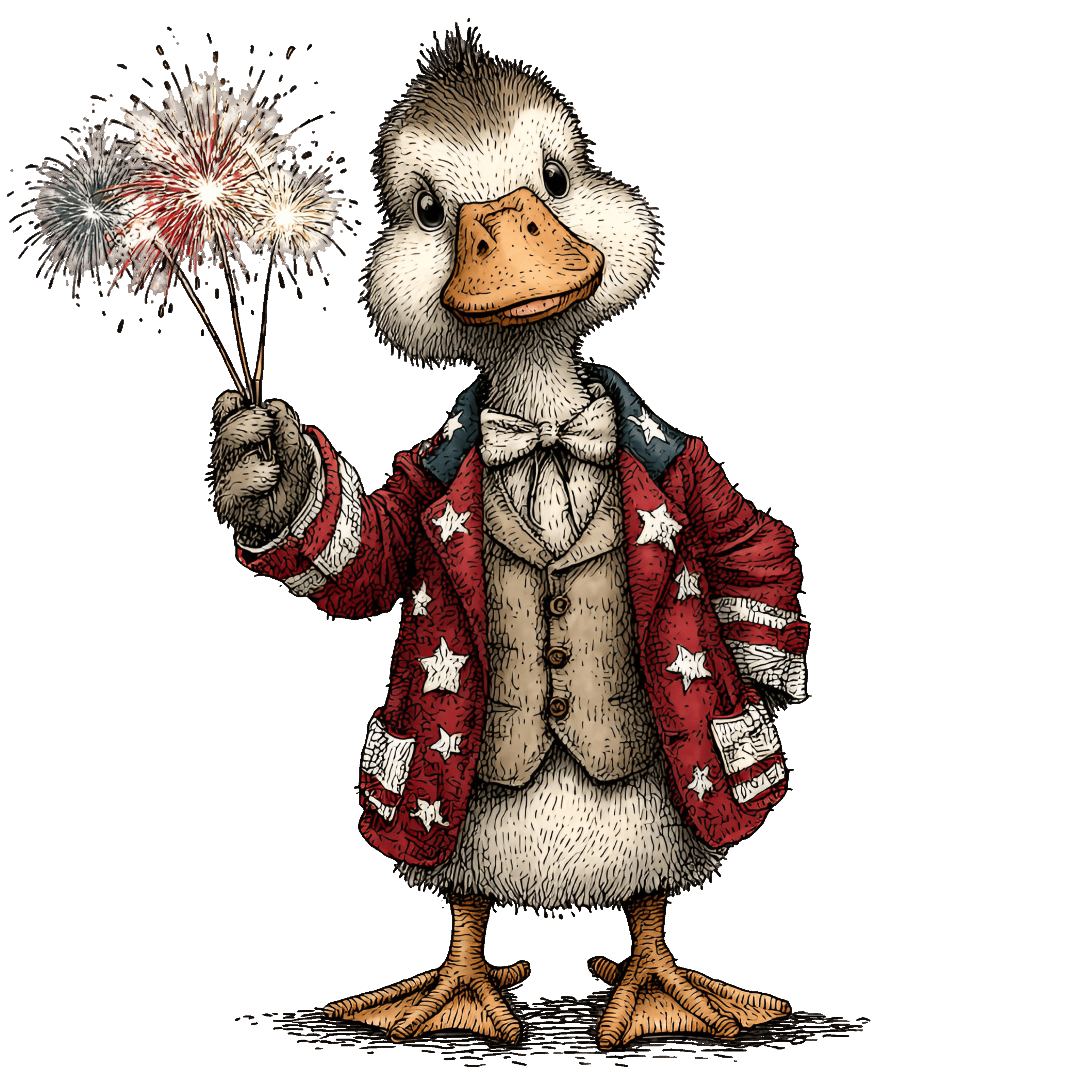 Whimsy Duck & Sparklers