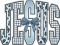 JESUS (w/blue bow)