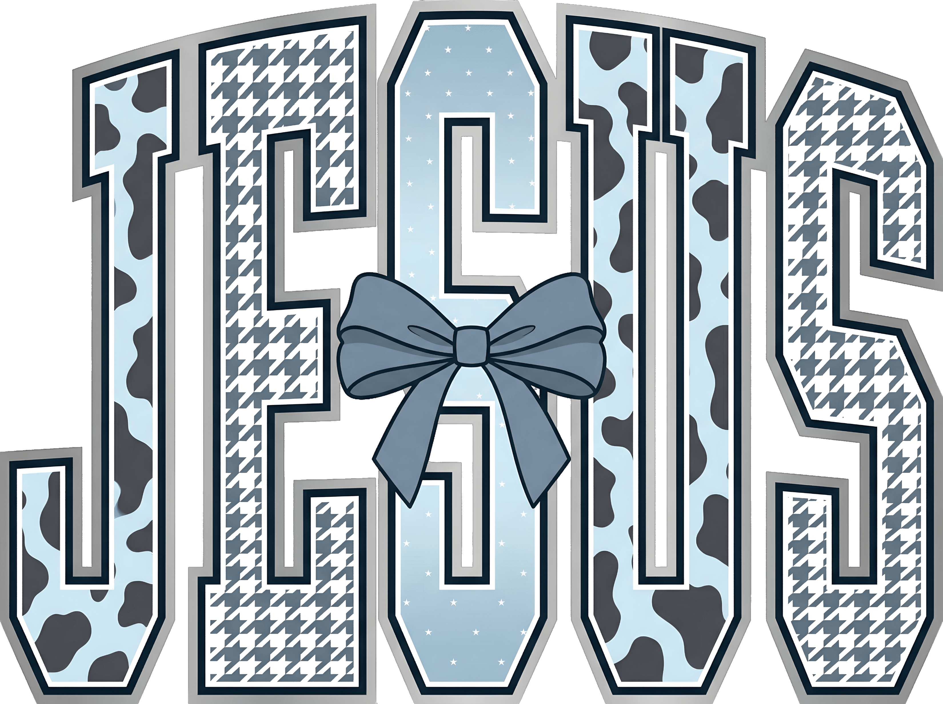 JESUS (w/blue bow)