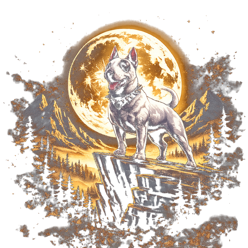 Bull Terrier (Black Knockout)