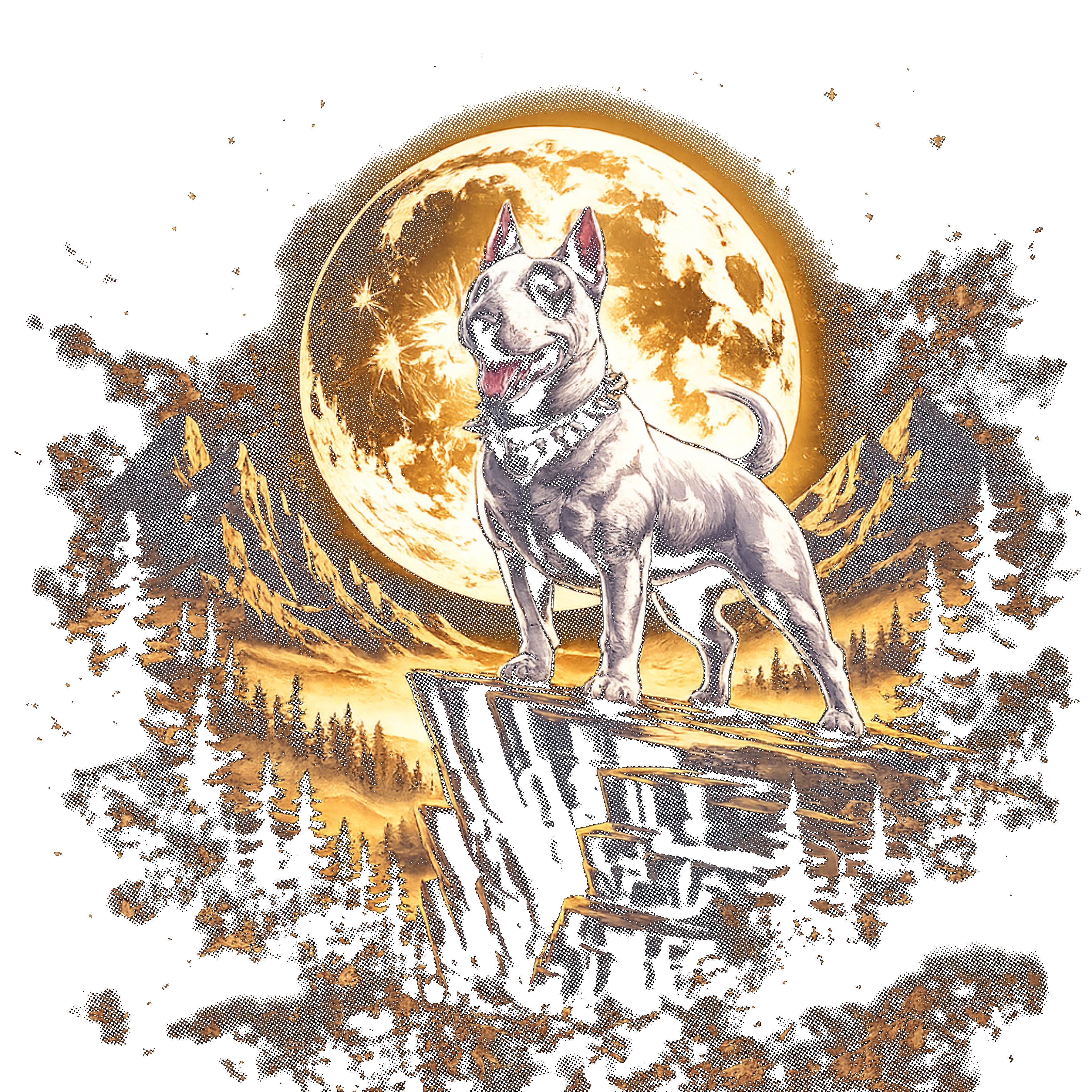 Bull Terrier (Black Knockout)
