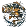 Bass Mural (Black Halftone)4