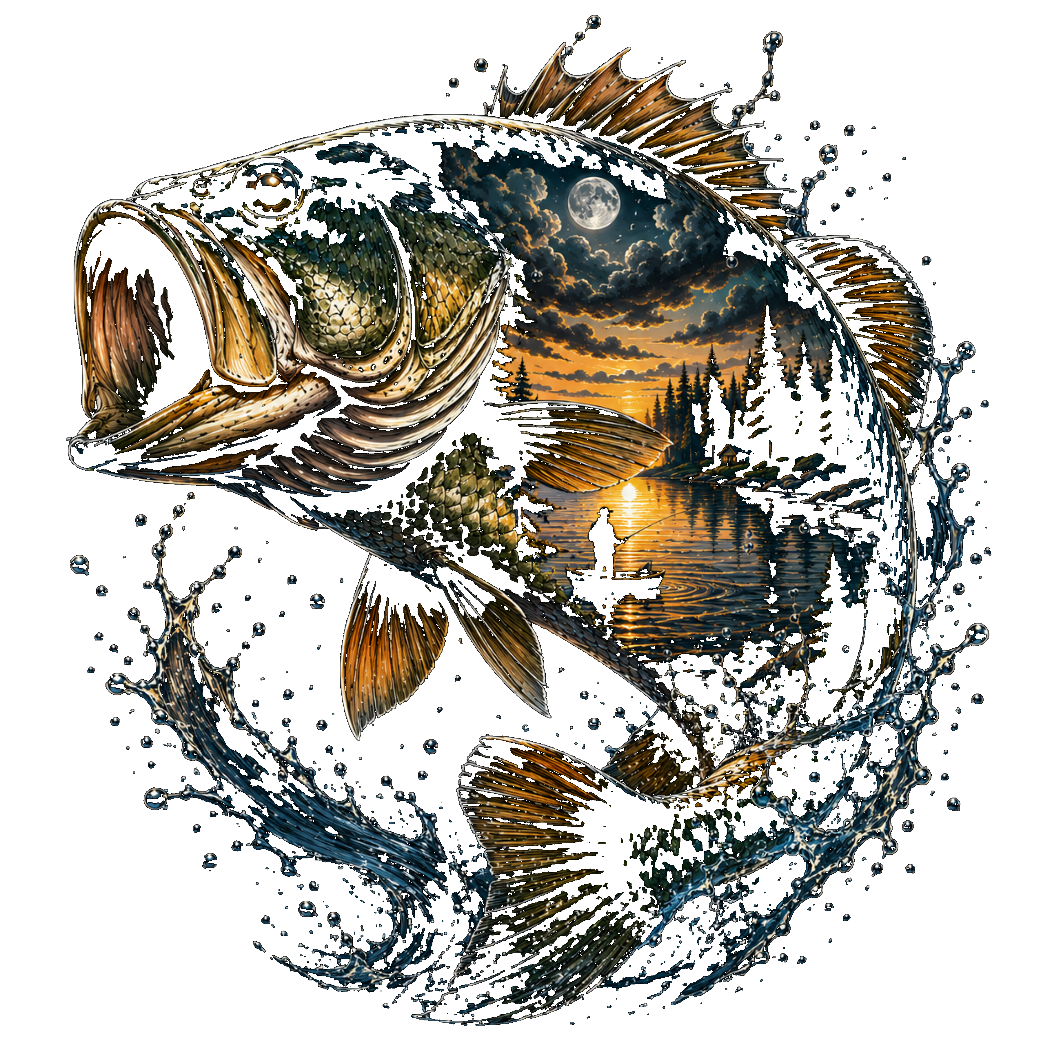 Bass Mural (Black Halftone)4