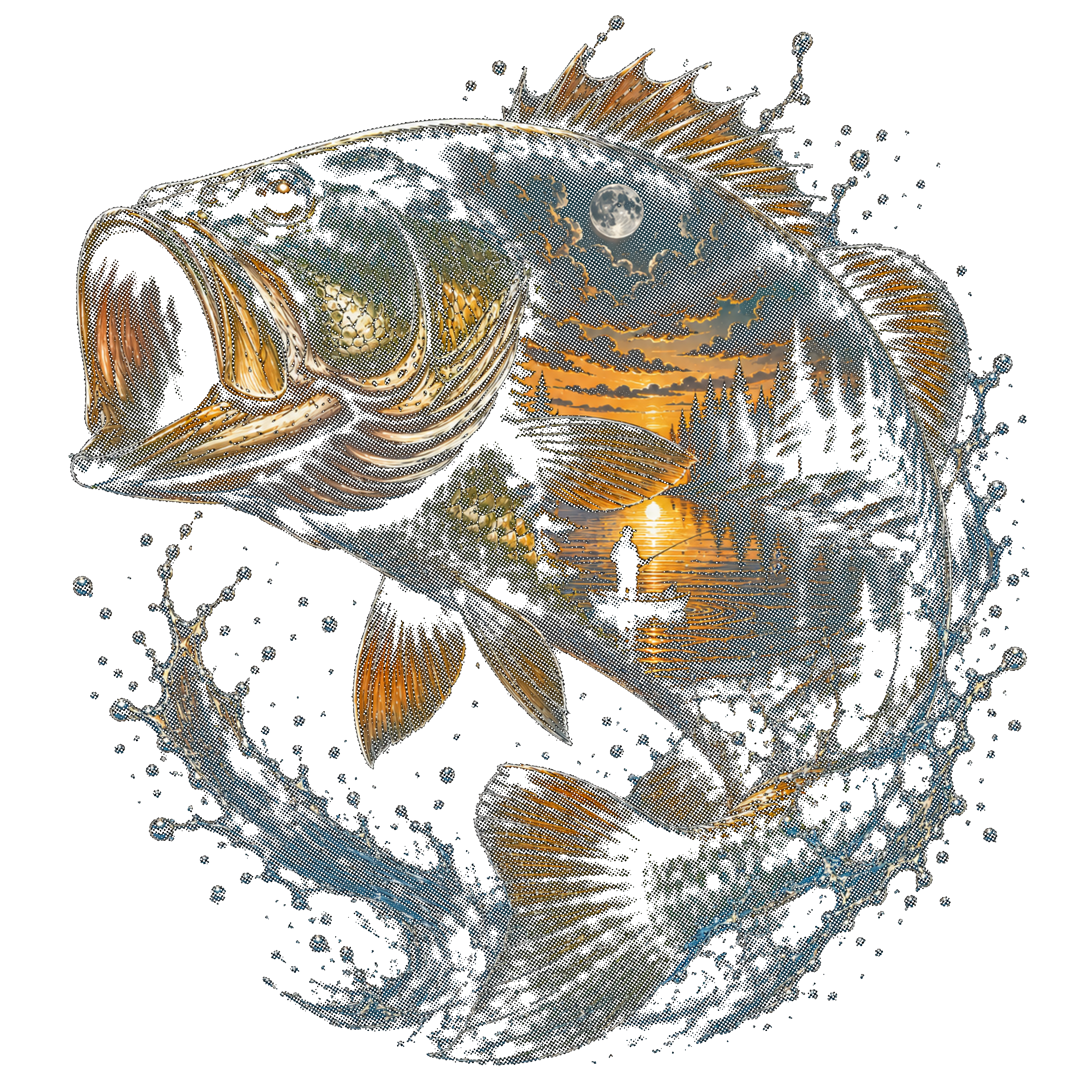Bass Mural (Black Halftone)3