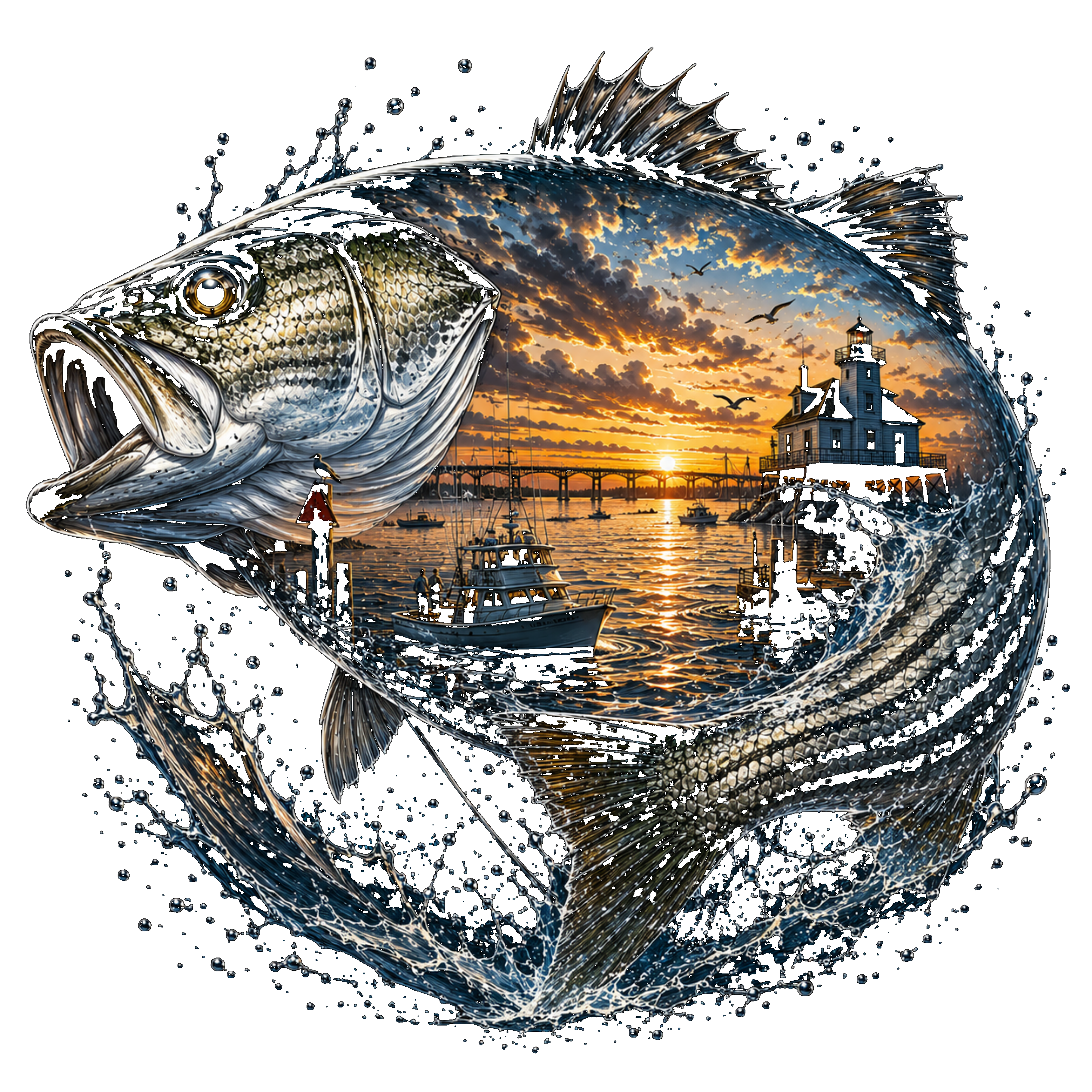 Bass Mural (Black Halftone)5