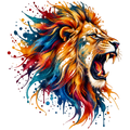 Lion in color