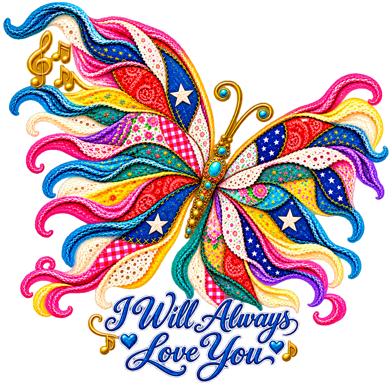 Dolly (butterfly of many colors)