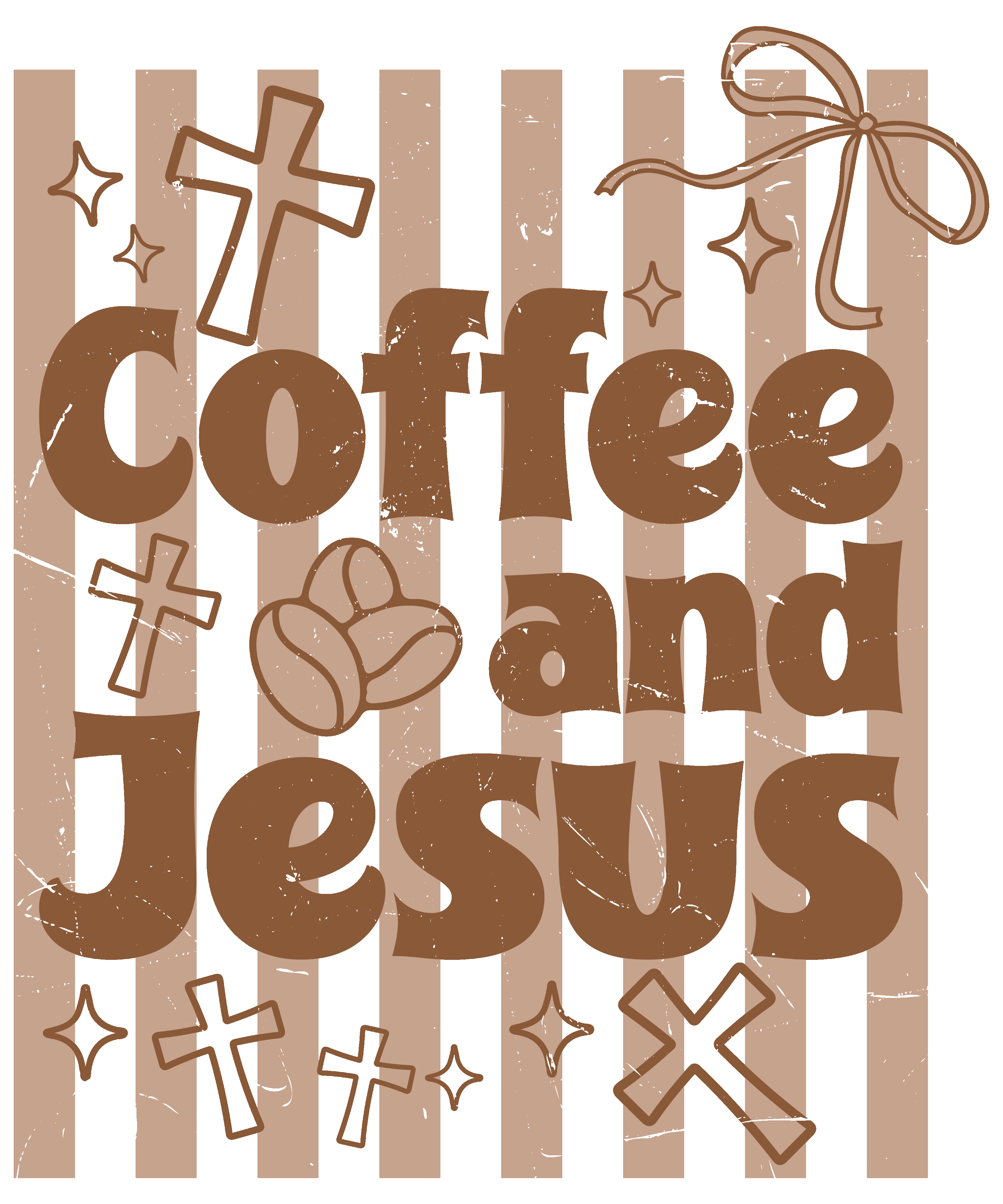 Coffee & Jesus (brown)