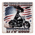 Flag, Lab, Eagle, Motocycle