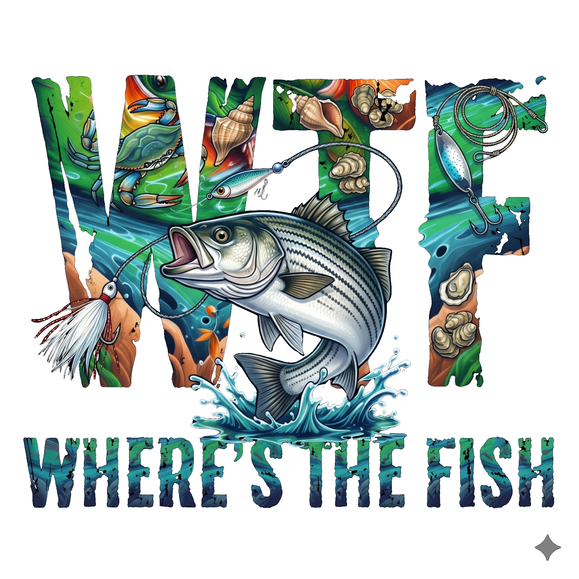 WTF Where's The Fish (striper)