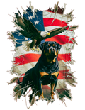 Flag Eagle Rottie
