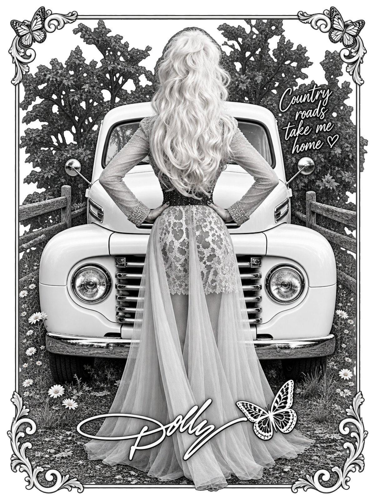 Dolly (black & white)