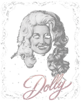 Dolly Parton Halftone (black backround)
