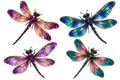 Dragonflies x4