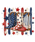 Boots (red, white, blue)