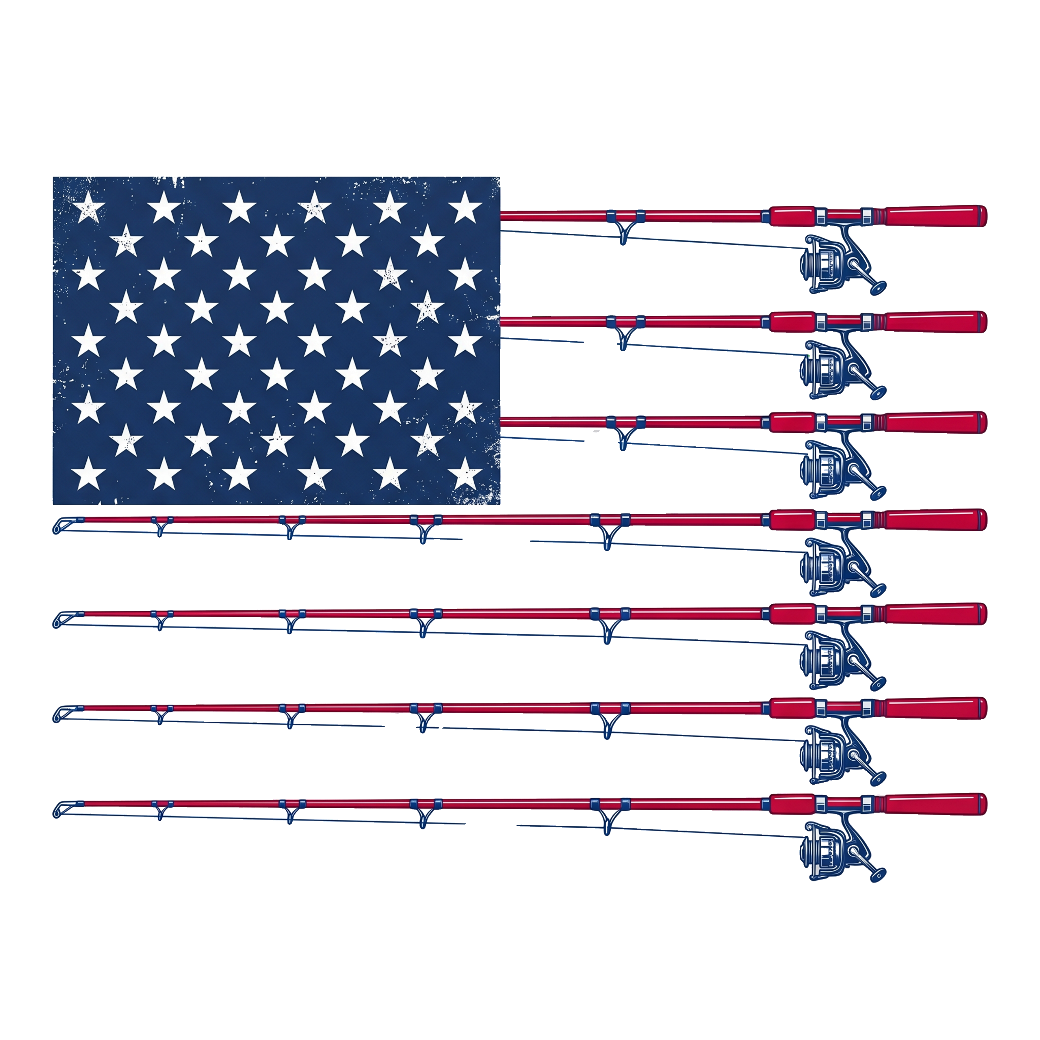 Fishing Poles Flag