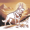 German Sheppard (Blck Knockout)