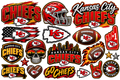Kansas City Chiefs Game Day Sticker Collage gang sheet