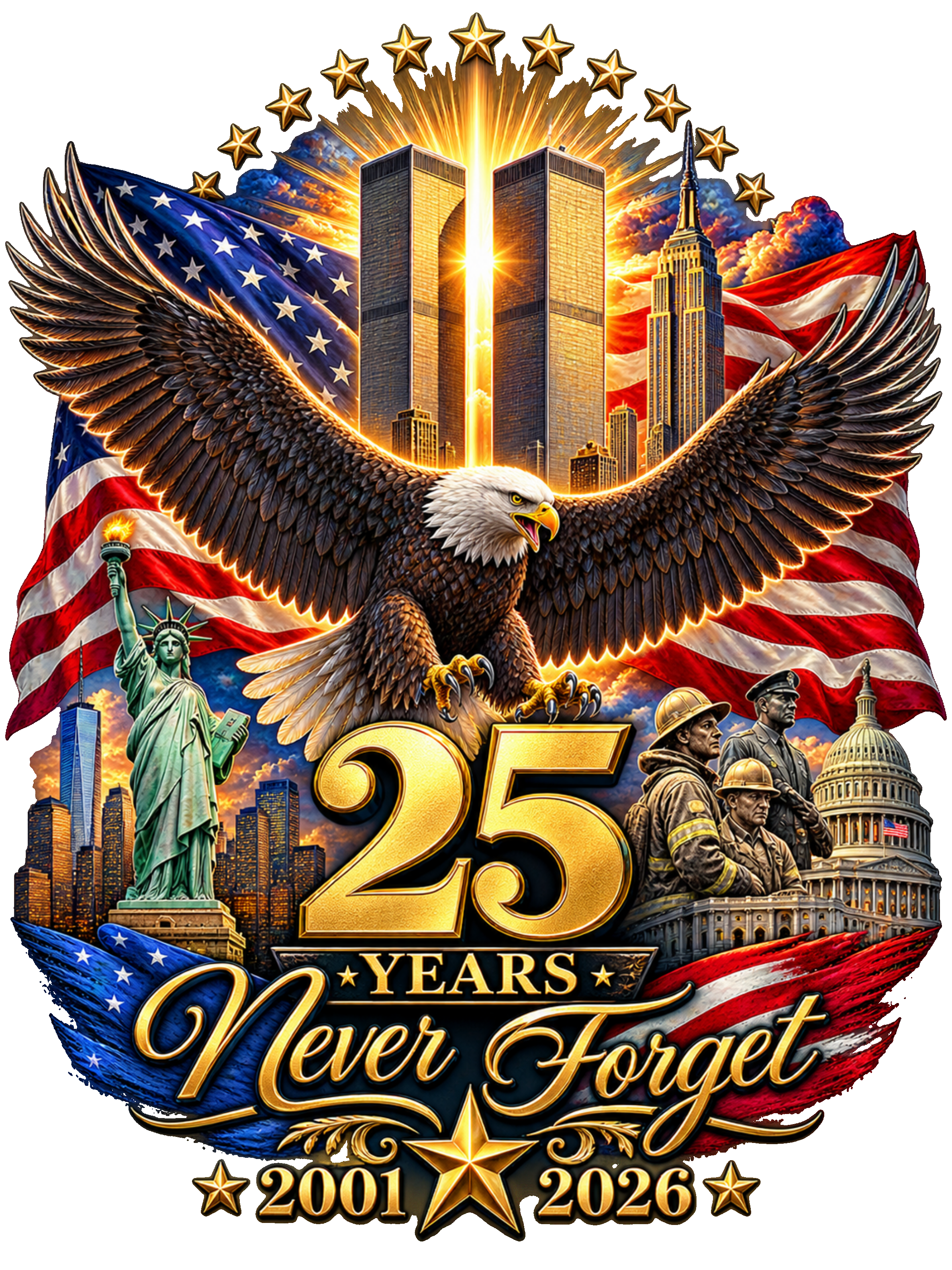 9-11 September 11th Never Forget
