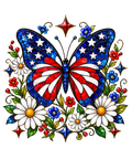 Butterfly & Flowers