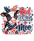 Red, Whie, Moo