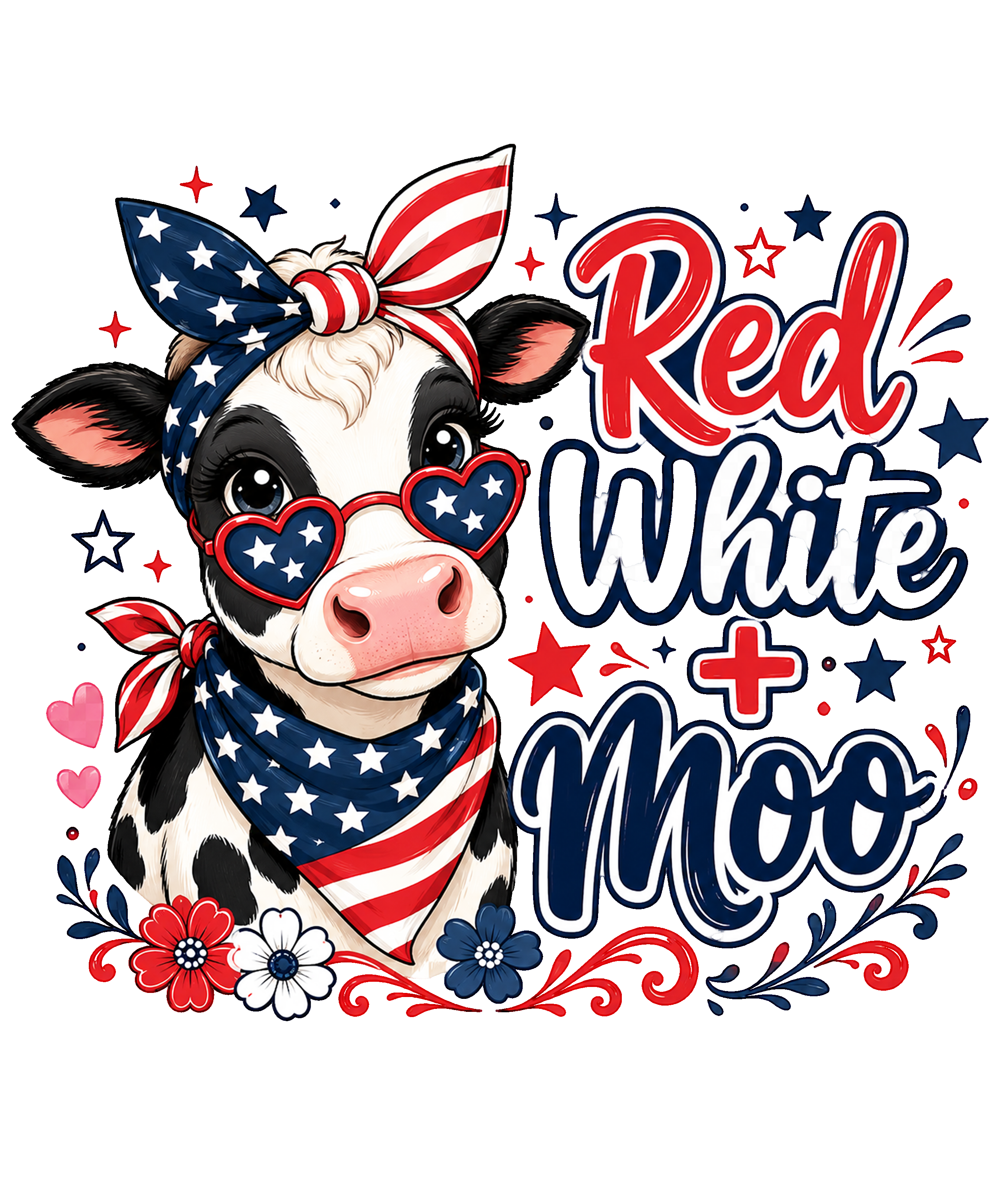 Red, Whie, Moo