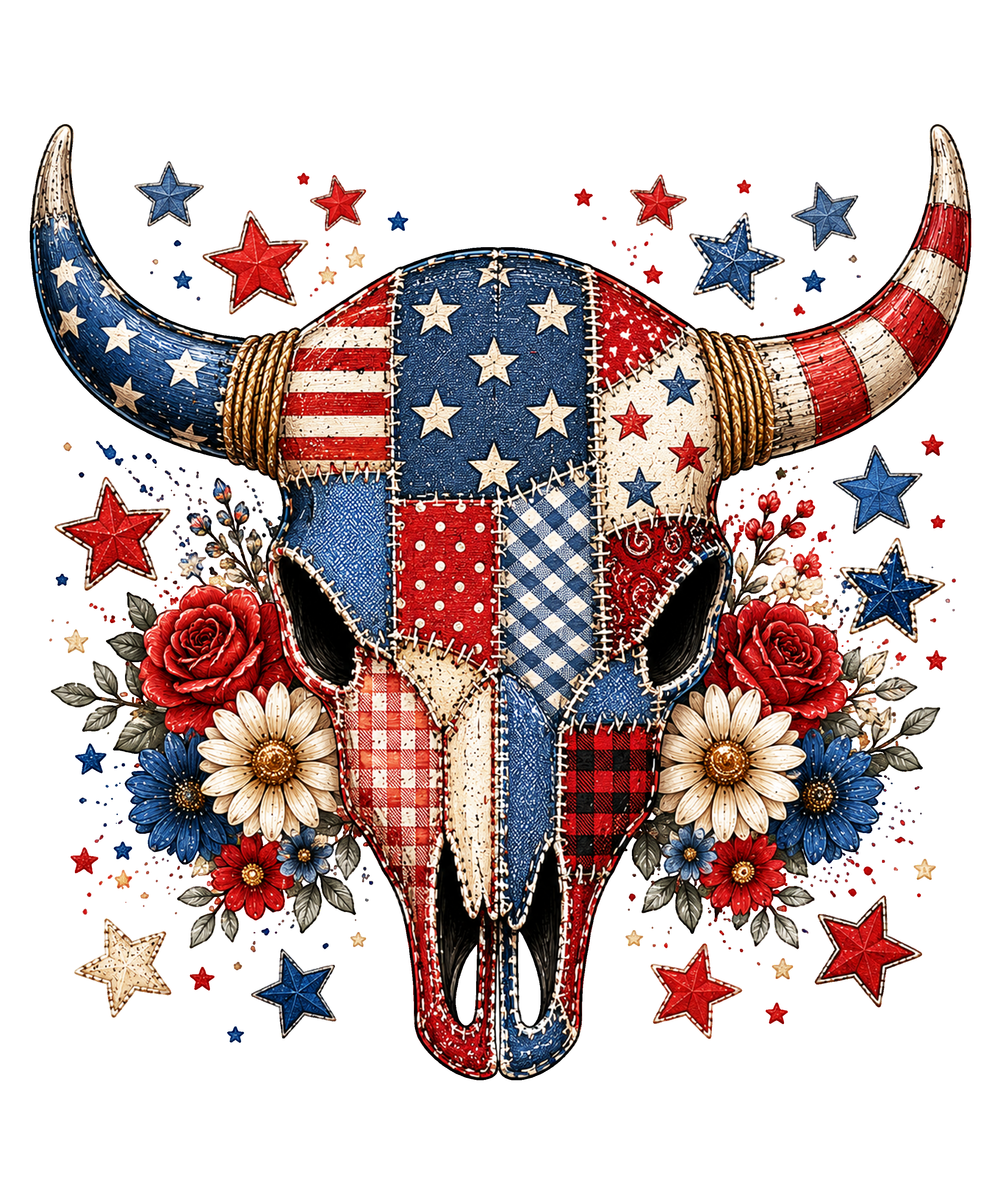 Skull (patchwork)