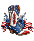 Boot (red, white, blue)