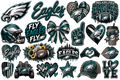 Philadelphia Eagles Sticker Collage gang sheet