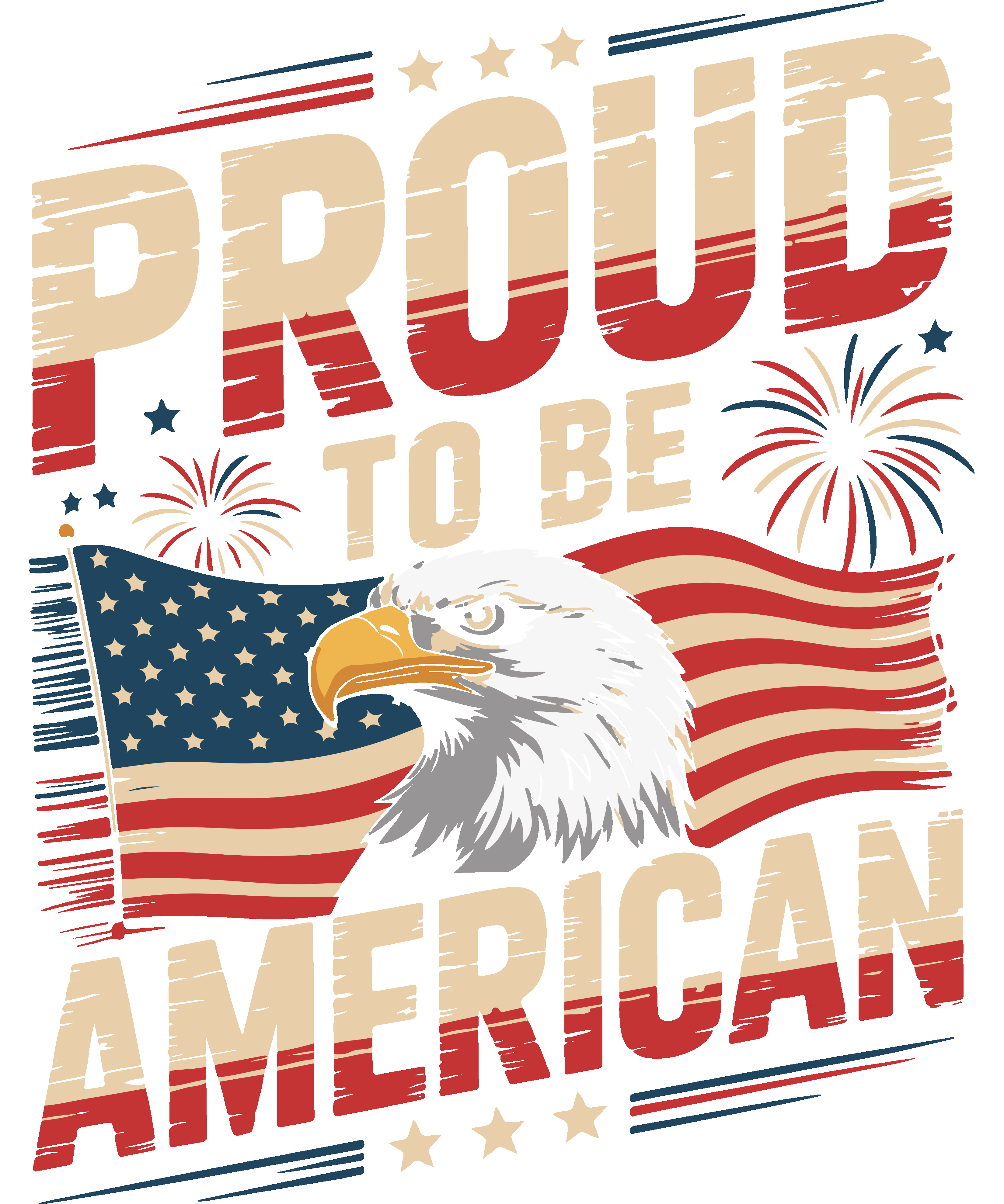 Proud To Be American (Black Knockout)