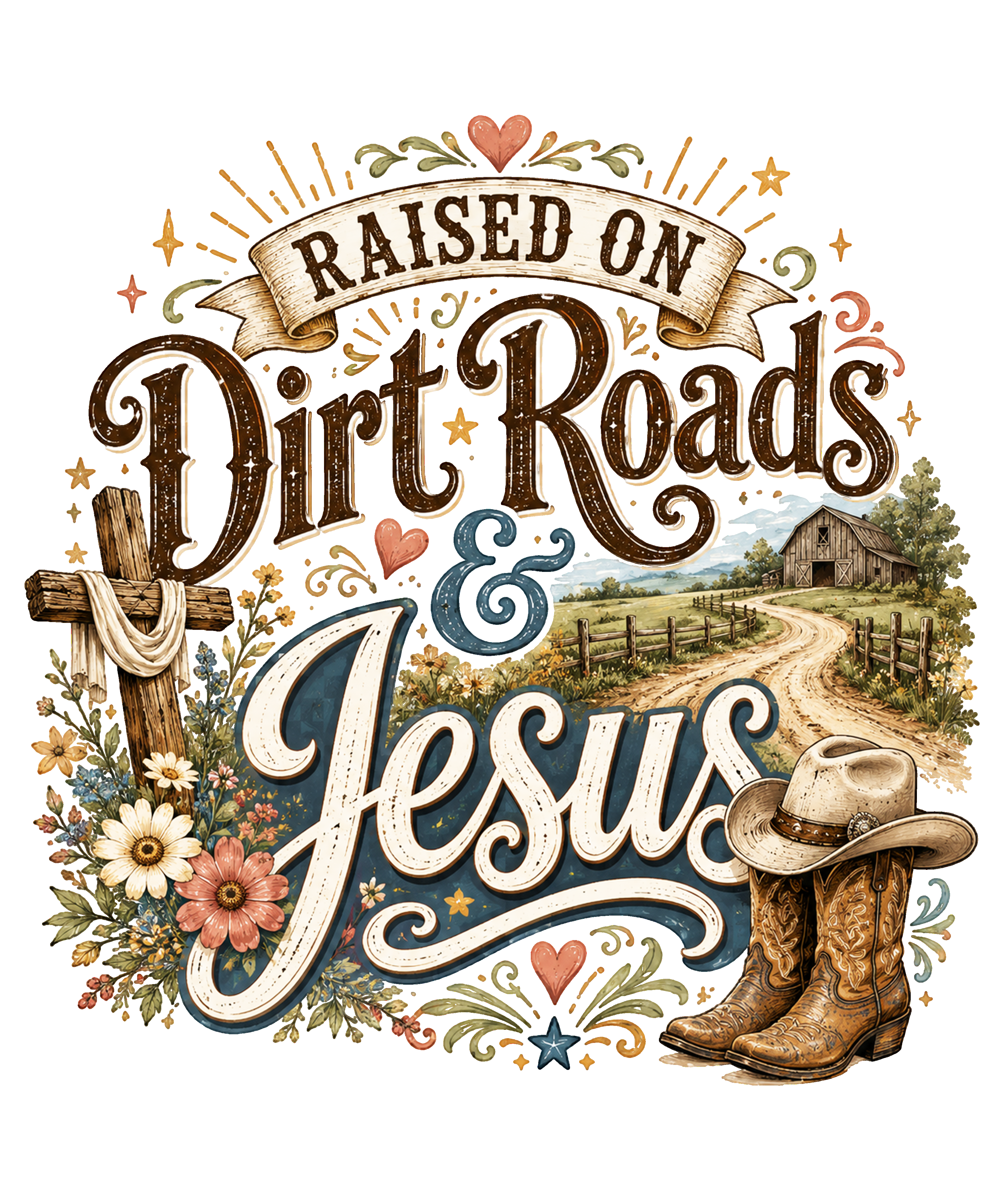 Raised on Dirt Roads & Jesus