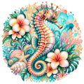 Seahorse Floral